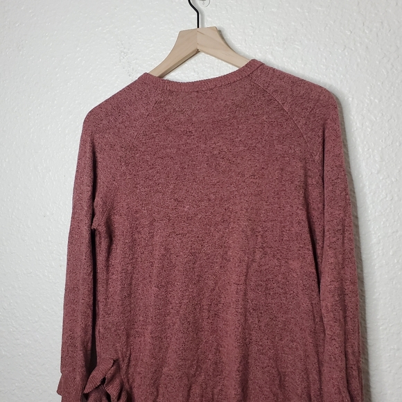 Postmark Anthropologie Gia Ruffle Pullover Sweater - Picture 4 of 6
